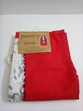 Pantry Apron Christmas Santa Claus 100 Cotton Holiday NWT