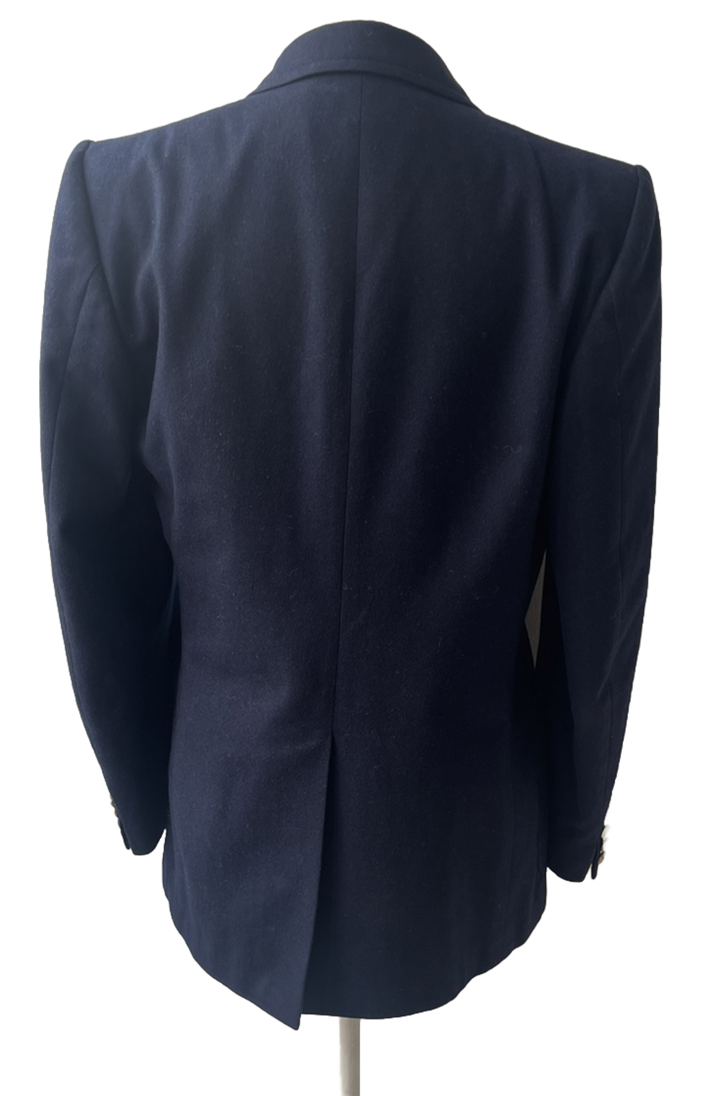 YVES SAINT LAURENT Giacca Blu Navy Blazer Lana Vintage