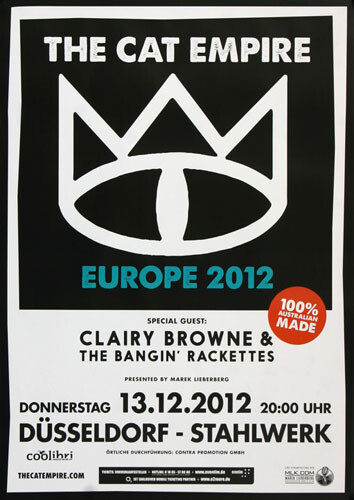The Cat Empire - DüSseldorf, DüSseldorf 2012 | Konzertplakat | Poster-image