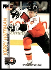 1992-93 Pro Set #136 Kerry Huffman Quebec Nordiques Hockey Card