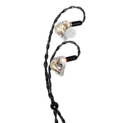 Stagg SPM-PRO - Transparente 3-Treiber In-Ear Monitore (1,35m)