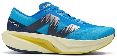 New Balance Men's 14 FuelCell Rebel v4 Spice Blue Limelight