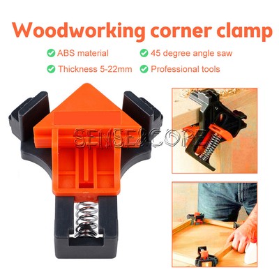60° 90° 120° Right Angle Corner Clamp DIY Tools Welding Woodworking-Photo Frames