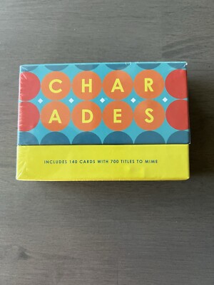 Charades Card Game Luckies of London New Sealed 140 Cards 700 Titles to Mime