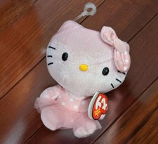 Ty Beanie Babies Hello Kitty pink ballerina plush 2014 NEW