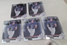 (5) 2017 Bowman Chrome Kacy Clemens RC REFRACTOR  #BDC-101