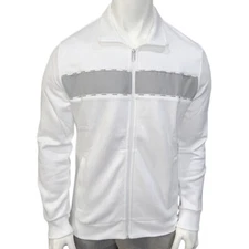 NWT CALVIN KLEIN MSRP $74.99  MEN'S BLACK LONG SLEEVE WOVEN JACKET SIZE L