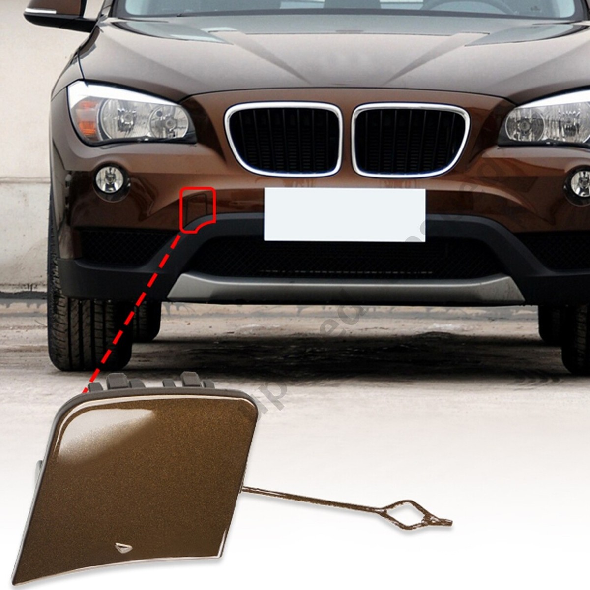 Déflecteurs d'air - J&J AUTOMOTIVE - Heko - Fumé - Pour BMW X1 E84 2009-2015