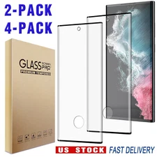 For Samsung Galaxy S22/S22+/S22 Ultra Full Cover Tempered Glass Screen Protector