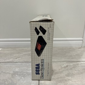 SEGA Master System Base System CIB Console Box 2 Controllers Hang-On Tested Work
