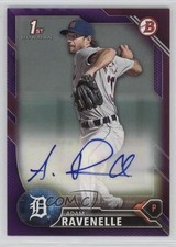 2016 Bowman Retail Prospect Auto Purple 156/250 Adam Ravenelle #PA-AR Auto 0g4