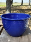Original Vintage Fiesta Ware Cobalt Blue #4 Nested Mixing Bowl- Mint