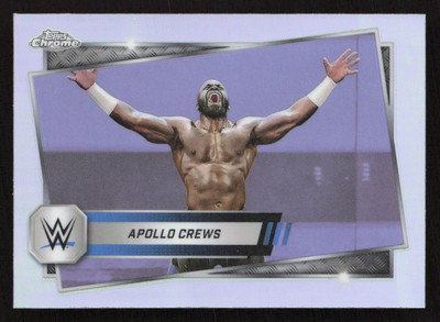 2025 Topps WWE Chrome #114 Apollo Crews Refractor