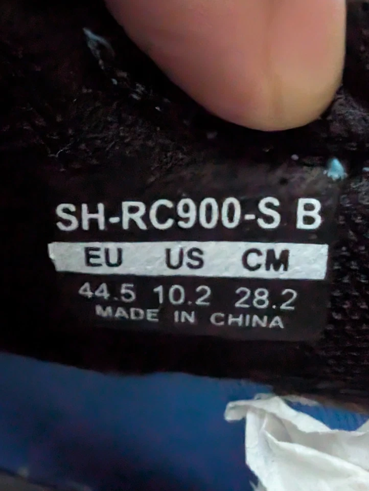 Zapatillas de ciclismo Shimano SH-R320B Dynalast de ajuste personalizado (azul) Foto 4 de 4