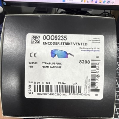 Oakley MVP   Encoder Strike Blue Flux Prizm Sapphire Cycling Sunglasses 9235