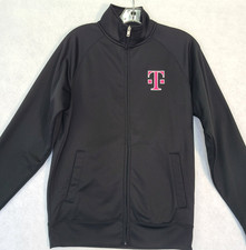 T-Mobile Employee Full Zip Jacket Womens Medium Tech Mock Pink Logo