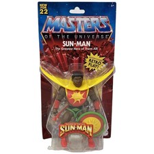 Masters Of The Universe Origins Sun-Man Action Figure 2021 Mattel Sealed MOTU