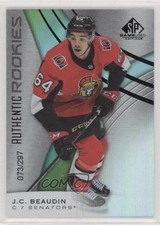 2019 Upper Deck SP Game Used Authentic Rookies Rainbow /297 JC Beaudin #197 1tr