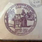 1932 Washington Bicentennial NY Cover 2- 1/2 cent and 1- 2 cent stamps — photo 5