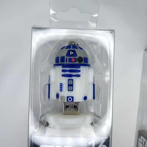 Star Wars ~ Darth Vader & R2D2~ 16GB USB Flash Drive Key Chains by Disney - New - 第 5/6 張圖片