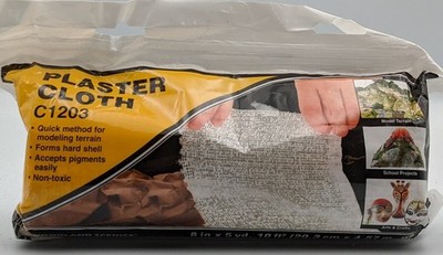 Woodland Scenics C1203 Plaster Cloth Roll - 10 Sq Ft
