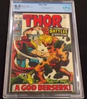 THOR #166 MARVEL JACK KIRBY SECOND FULL APP OF ADAM WARLOCK CGC GRADED 6.5