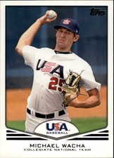 2011 USA Baseball #USA21 Michael Wacha Rookie Card RC. rookie card picture