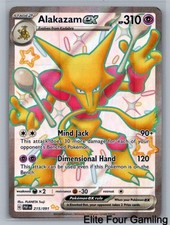 Alakazam ex 215/091 Shiny Ultra Rare Paldean Fates Pokemon Near Mint on eBay