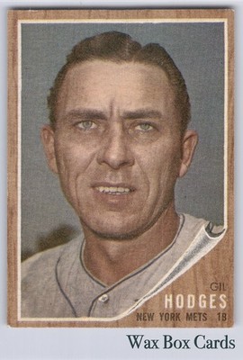 1962 Topps #85 Gil Hodges VGEX (1/4'' fracture) SET BREAK