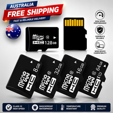 OZ Stock 16GB/32GB/64GB/128GB Micro SD SD HC Memory Card Flash TF Class 10 New