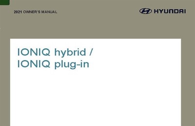 2021 Hyundai IONIQ HEV Owner's Manual
