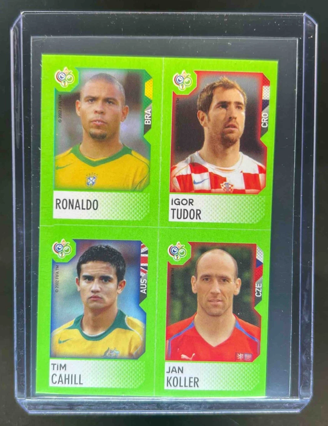 2006 Panini World Cup Germany Koller Ronaldo Tudor Cahill #208 / 219 227 241