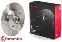 2X Bremsscheibe Brembo 08.9512.76 2 Bremsscheiben Hinterachse Hinten