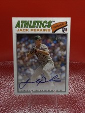 JACK PERKINS 2026 TOPPS HERITAGE ROOKIE REAL ONE AUTOGRAPH RC AUTO Q4899