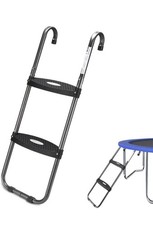 Trampoline Ladder with Wide Steps Universal Hook 220 lbs Capacity