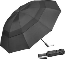 G4Free 42/46/54/62 Inch Large Golf Umbrella Compact Reverse Travel Umbrella 10 R