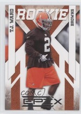2010 Panini Epix Rookie TJ Ward #189 3b8