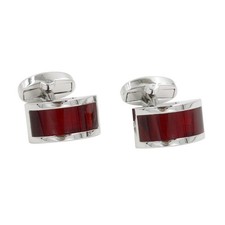 Ruby Stone Red Cufflinks  Wedding Anniversary  Cuff Links Gift for Men  40...
