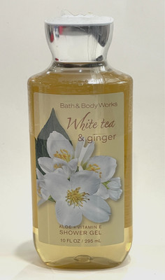 Bath & Body Works White Tea & Ginger Shea & Vitamin E Shower Gel 10 fl oz