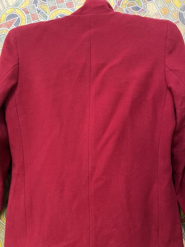 Vintage Christian Dior Men Wool L Red Jacket Outwear Luxury Brand - Picture 9 of 17