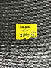 SanDisk 256GB Micro SD Card For Nintendo Switch - Tested Working