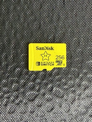 SanDisk 256GB Micro SD Card For Nintendo Switch - Tested Working