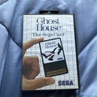 Ghost House The Sega Card Complete in Box with Manual + Box in  Nice Condition