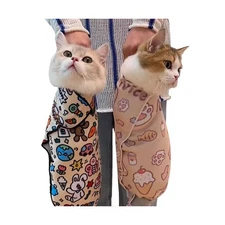 30'' Cat Grooming Wrap, Blanket for Cats Pets, Restraint Wrap, Self... Fast Ship