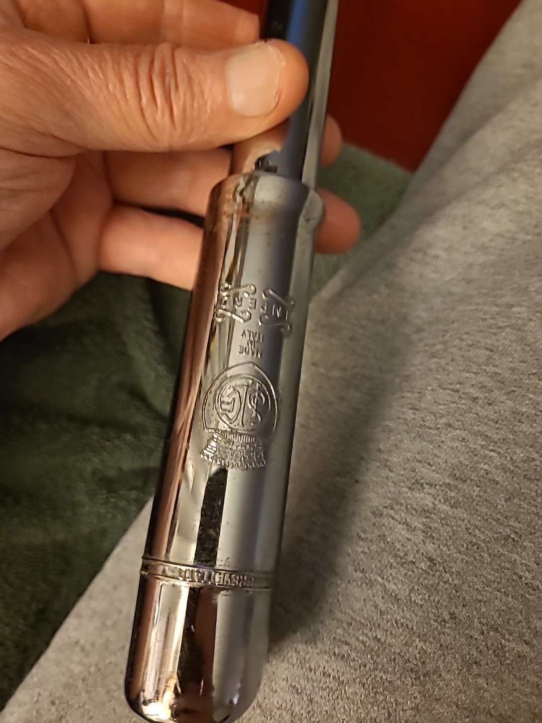 Impero Silica Crome Frame Fit bike pump Made in Italy Presta valve Pre Owned 