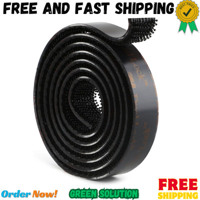 Dual Lock SJ3550 Reclosable Fastener 1/2''×3Ft Black Heavy Duty Mounting Tape