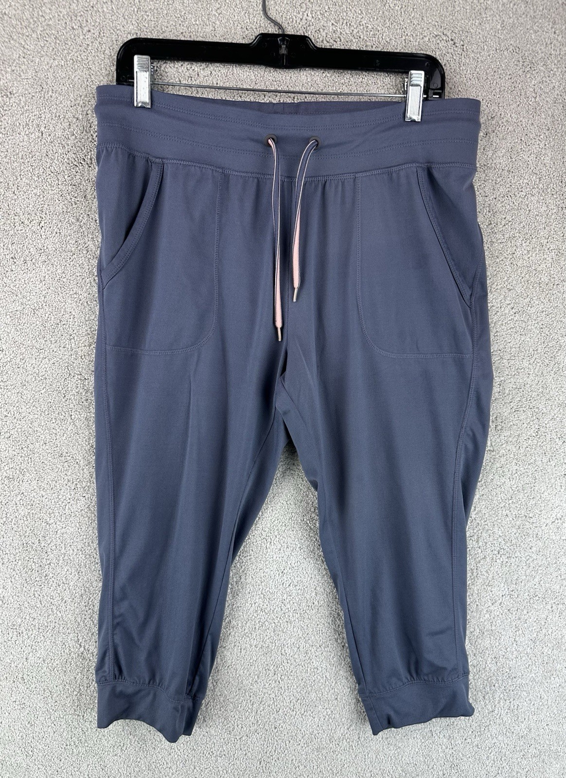 Leggins Womens Large Blue Spandex Athleisure Pants
