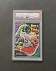2022 Panini Select #124 Patrick Mahomes II Green & Purple Squares /75 PSA 10