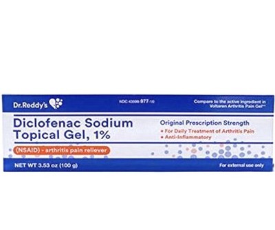 Dr. Reddy s Diclofenac Sodium Topical Gel 1% 100g Arthritis pain Exp. 08/2027