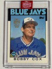 2019 Topps Archives Signature Edition Buybacks Bobby Cox HOF 2014 autographed
